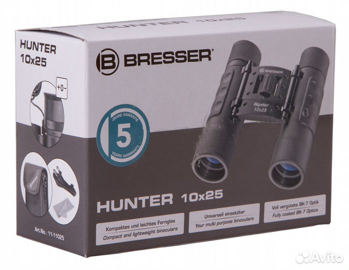 Бинокль Bresser Hunter 10x25