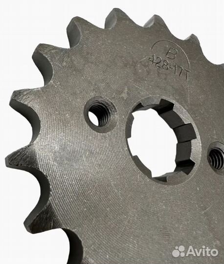 Ведущая звезда мотоцикл 200-250куб. 428х14-17зубов