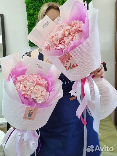 Букет Гортензия стильный