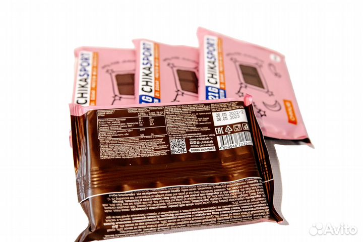 Bombbar chikalab Шоколад молочный Упаковка 4шт по