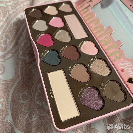 Тени Too faced Chocolate