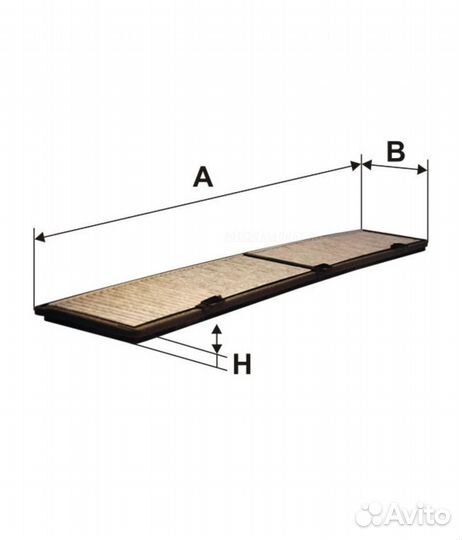 Filtron K1169A Фильтр салона угольный