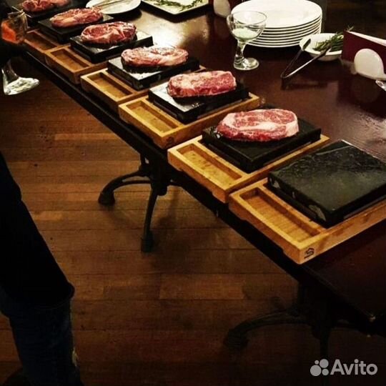 Вулканический гриль камень