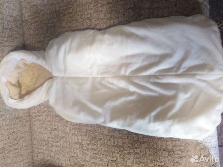 Детский конверт для выписки, зимний