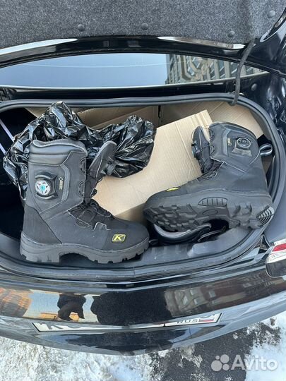 Замена подошвы на снегоходных ботинках klim fxr