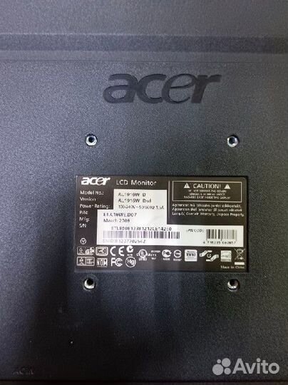 Монитор Acer Al1916W