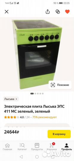 Электрическая плита стеклокерамика новая