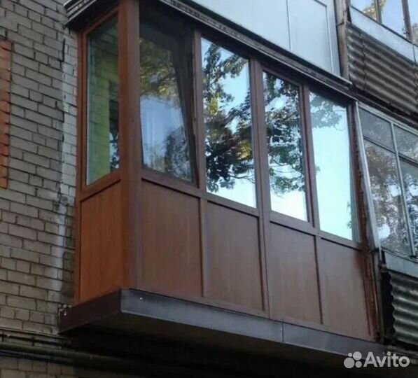 Остекление балконов и лоджий под ключ