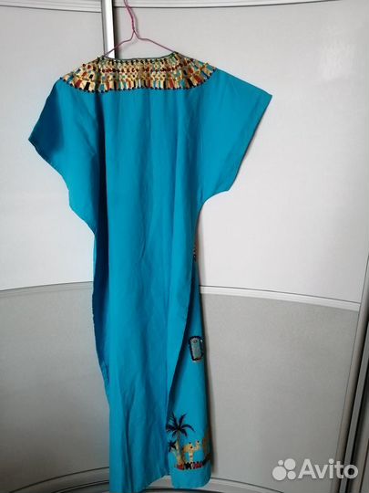 Платье-туника р 50/52/54 макси с декором(Египет)