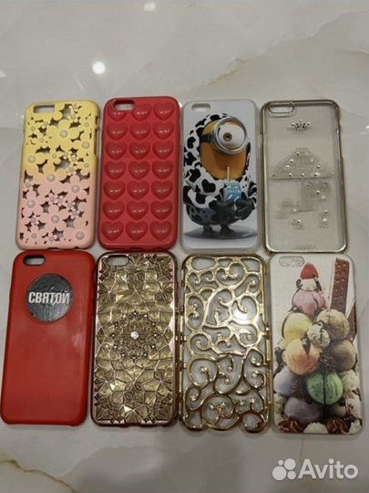 Чехолы на iPhone 6s, стекло защитное