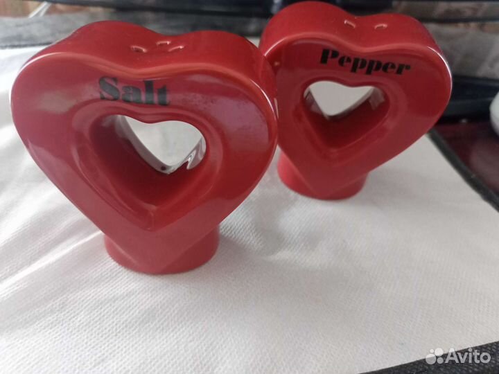 Керамическая ваза для фондю/солонка-перечница