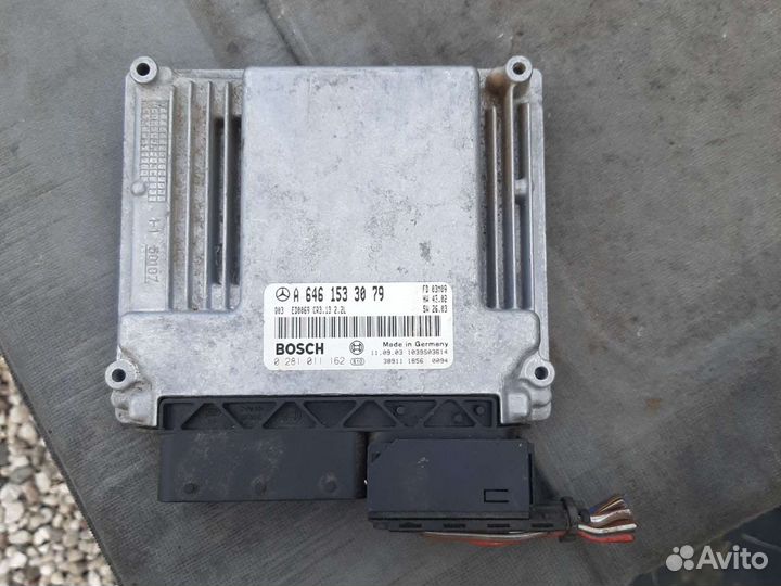 Блок управления двигателя Мерседес W203 2.2D
