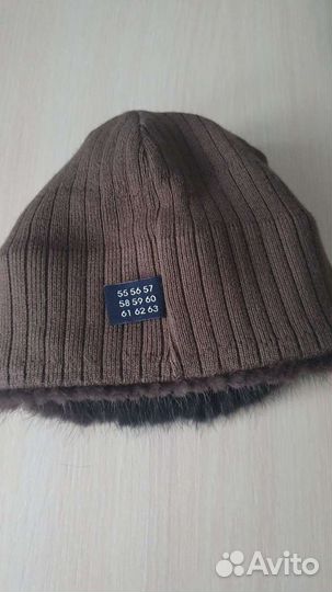 Шапка норковая новая