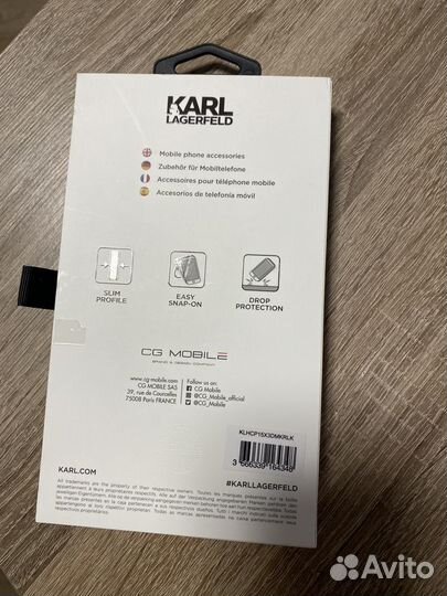 Чехол Karl Lagerfeld на Apple iPhone 15 Pro Max