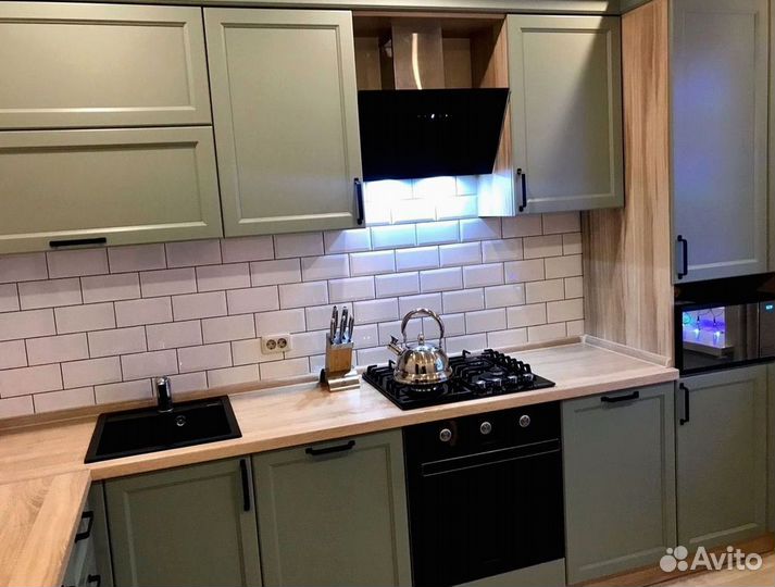 Современная кухня на заказ мдф фасады