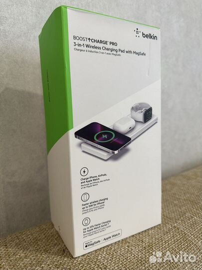 Док станция Belkin Boost Charge Pro 3 в 1