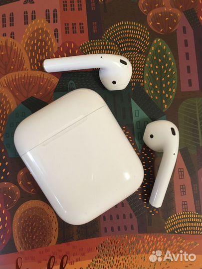 Наушник AirPods левый правый и кейс - штучно ориг