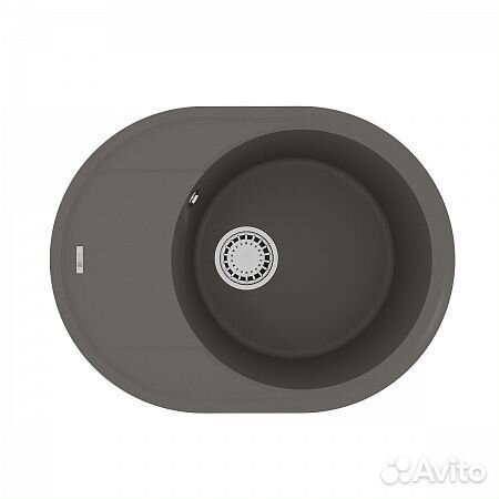 Мойка кухонная Lemark lacha 620 серый шёлк