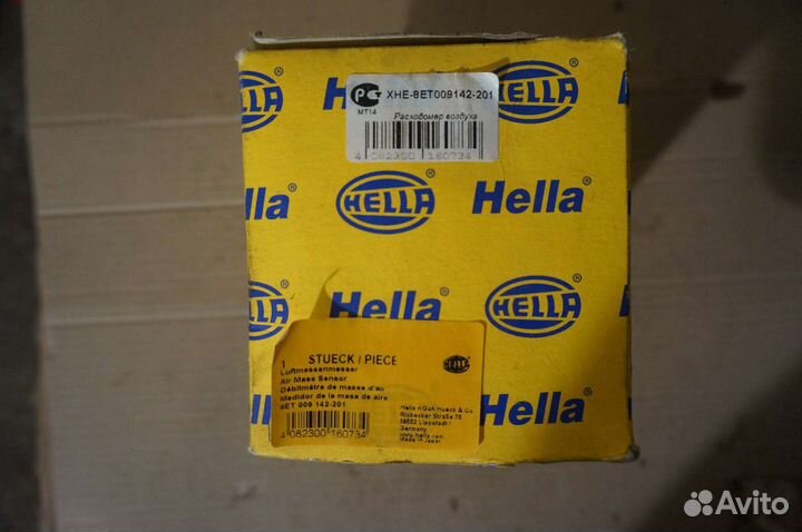 Расходомер воздуха 8ET 009 142-021 Hella