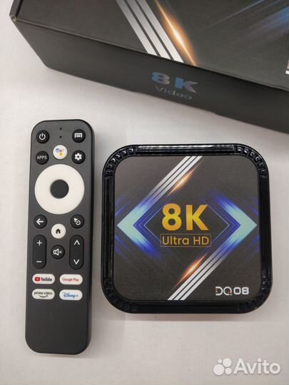 Телеприставка DQ08 SMART TV Android13 тв-приставка
