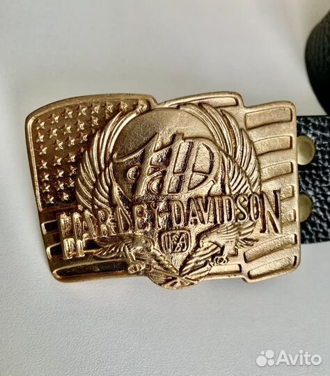 Ремень кожаный Harley Davidson