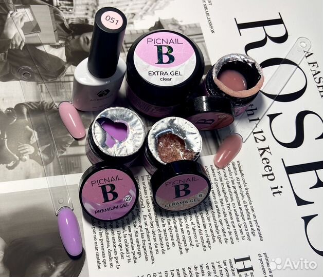 Гель для наращивания ногтей, гель лаки