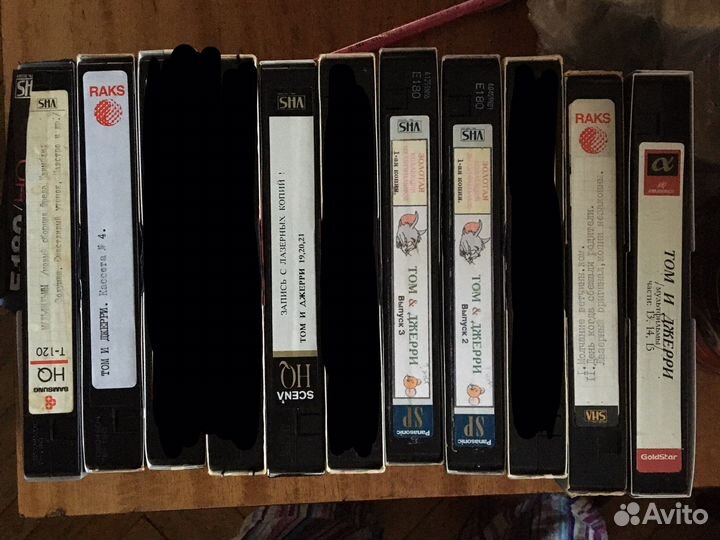 Видеокассеты vhs ужасы мультики