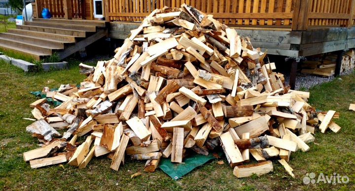 Дрова Осина подготовленные с доставкой любого объе