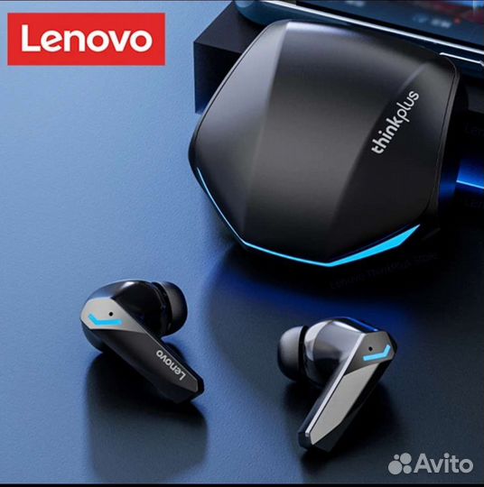Беспроводные наушники lenovo gm2 pro новые