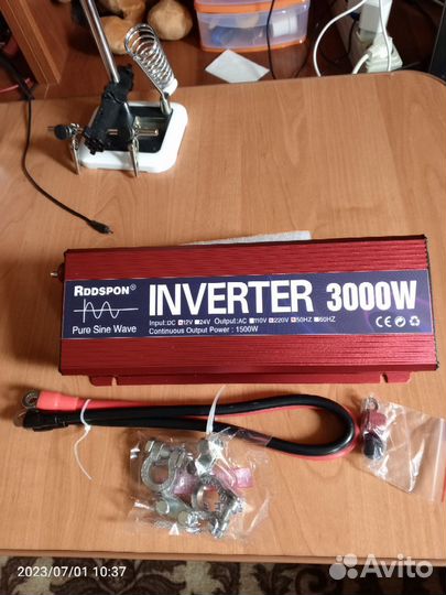 Инвертор Rddspon 3000 вт Чистый синус 12-220 V