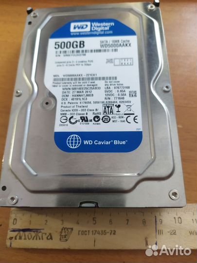 Жесткий диск wd 500 Gb