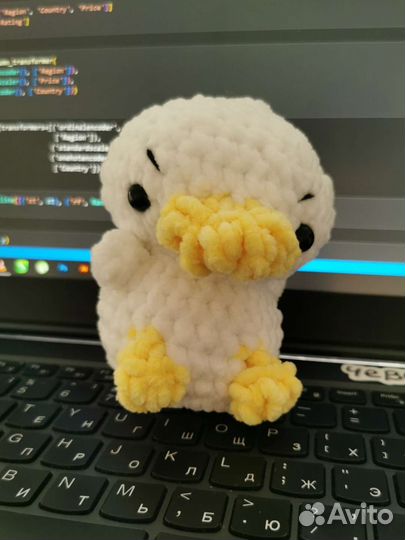 Злой утёнок амигуруми для вашего программиста