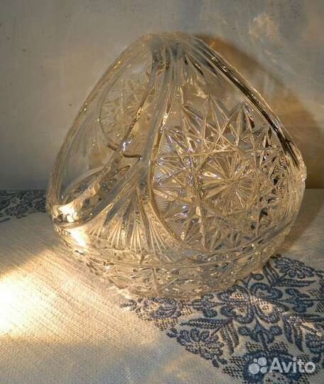 Хрустальная ваза, конфетница