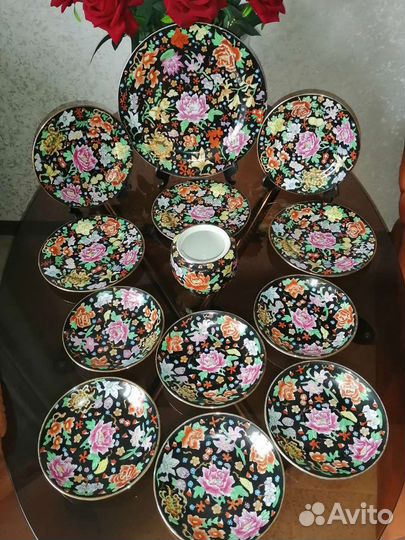 Антикварные тарелки, фарфор, Европа