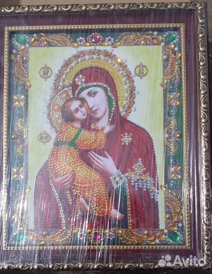 Икона алмазная мозаика
