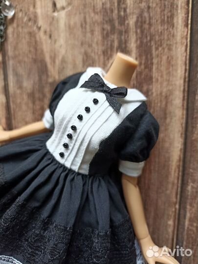 Одежда для кукол Блайз (Blythe) - платье