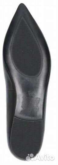 Балетки, натуральная кожа, 38, черные, новые
