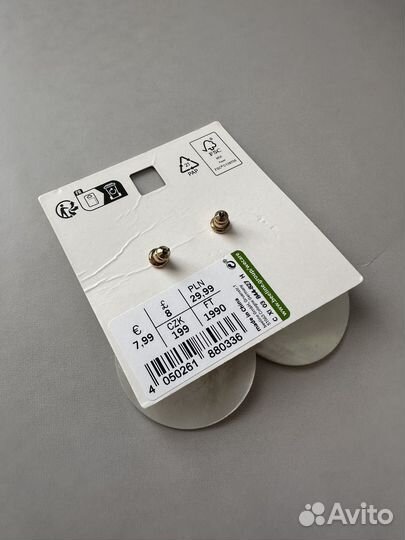 Серьги accessories оригинал