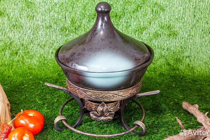 Марокканский тажин Ночная луна на подставке Кебаб