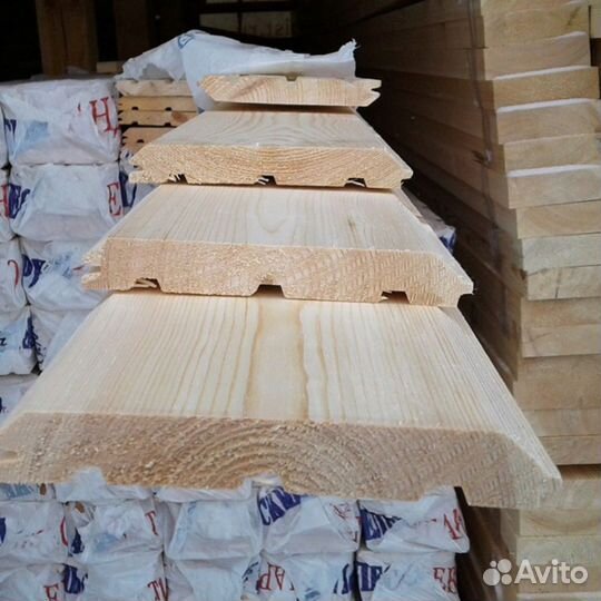 Имитация бруса сосна, 16х146 мм, Сорт ав