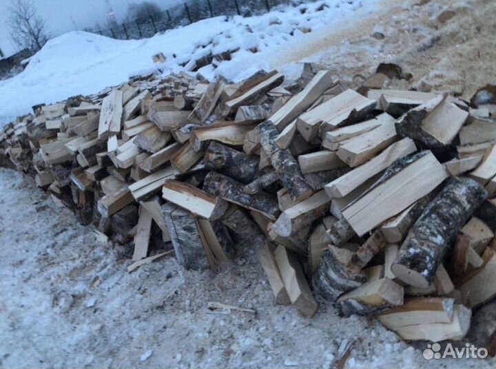 Дрова дубовые колотые