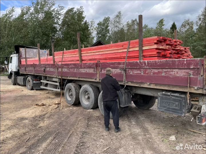 Брус обрезной 1 сорт поставка