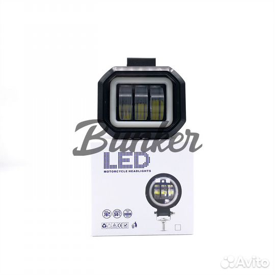 Светодиодная LED фара 30W-SQ Lightway 9,5 x 7,5