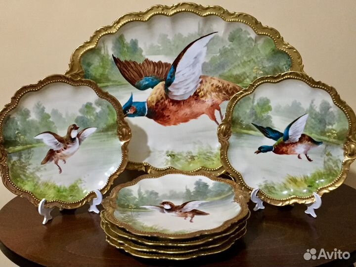 Антикварный набор. Limoges. Франция