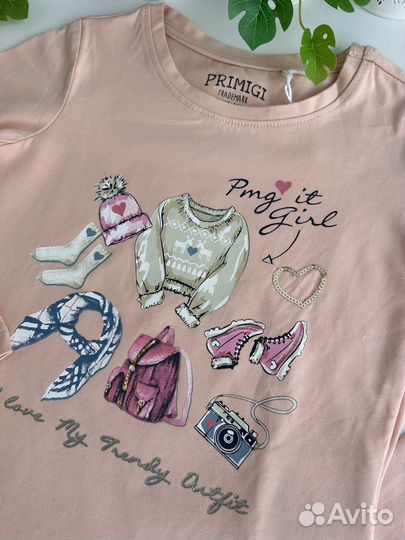 Primigi 100 (98/104) лонгслив/футболка новый
