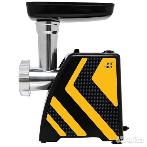 Мясорубка Kitfort KT-2101-3, оранжевый, черный