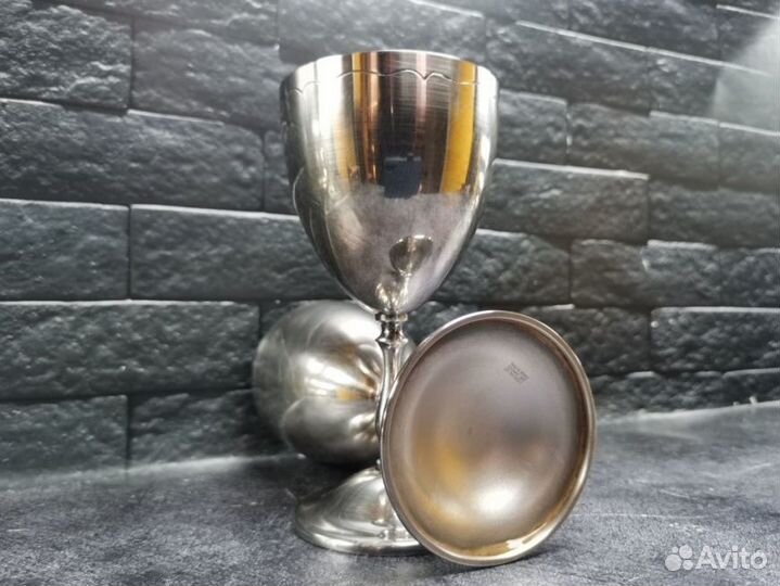 Серебряные бокалы 925 пробы массой 244,48 грамма