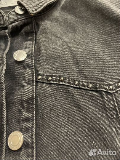 Maag джинсовая куртка женская серо черная