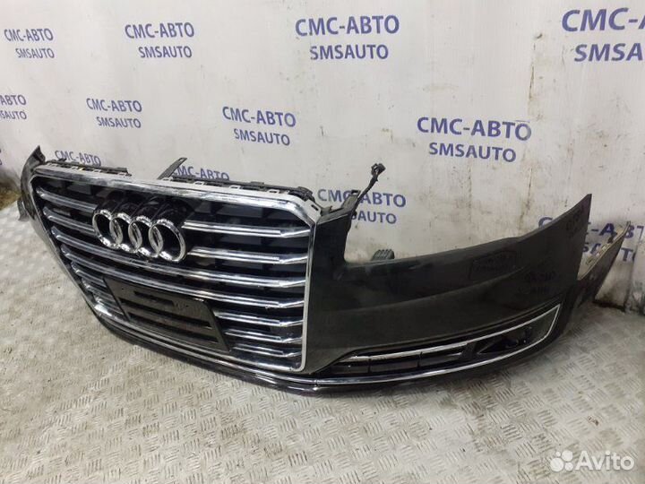 Бампер в сборе передний Audi A8 D4 4.0 CTG 2014