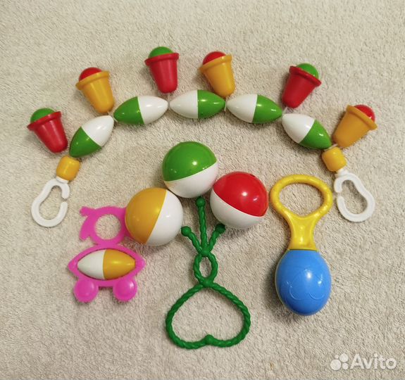 Игрушки погремушки пакетом